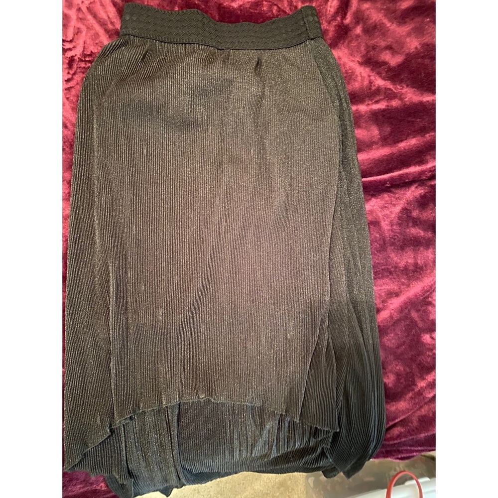 Long black skirt